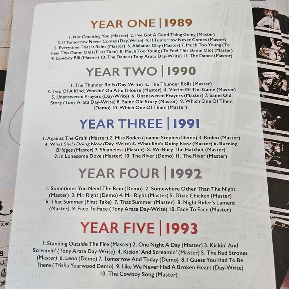 Garth Brooks The Anthology Part I First Five Years by Garth Brooks Book 5CD Set - Picture 15 of 16